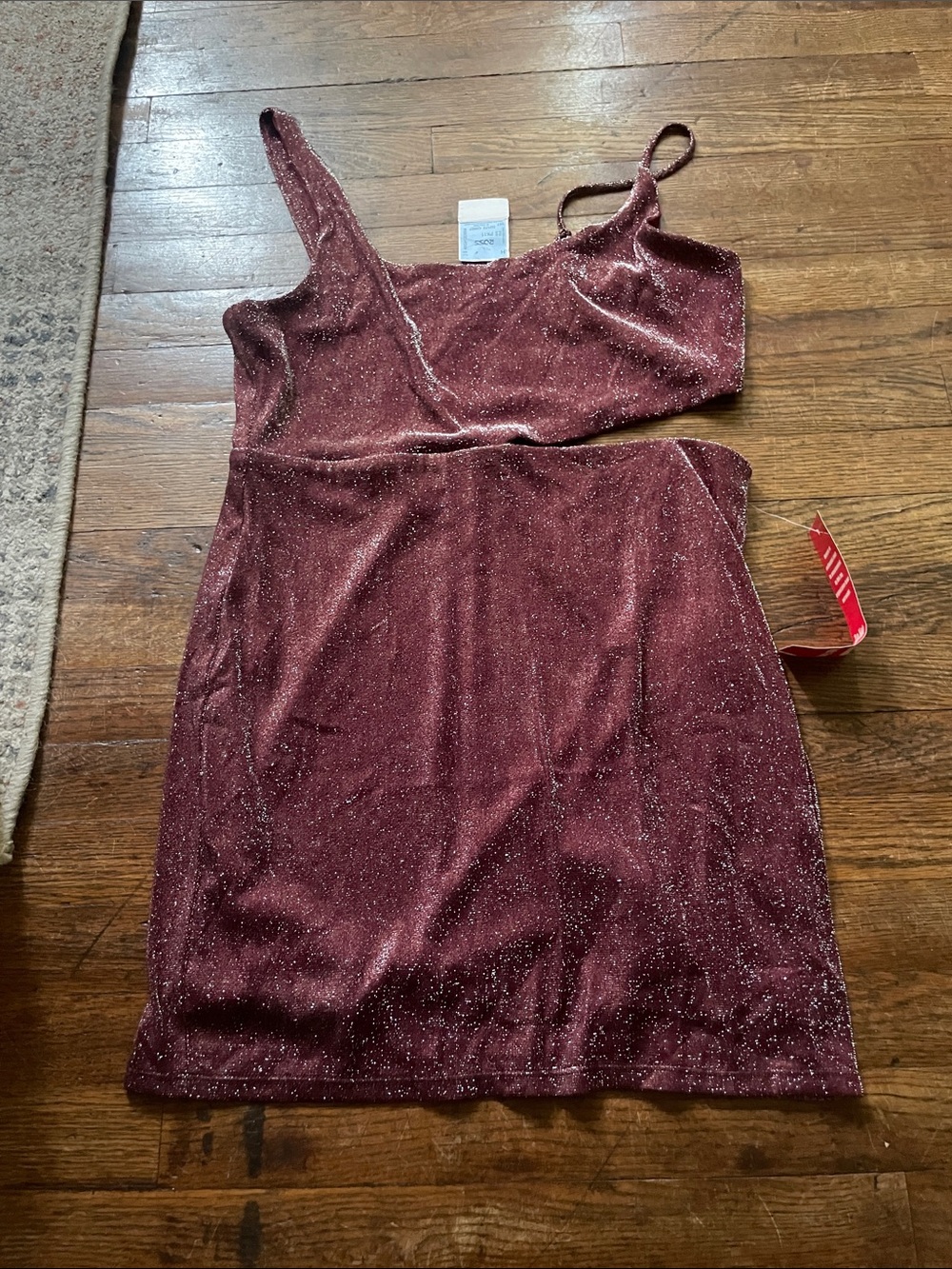 Maroon hoco dress xl